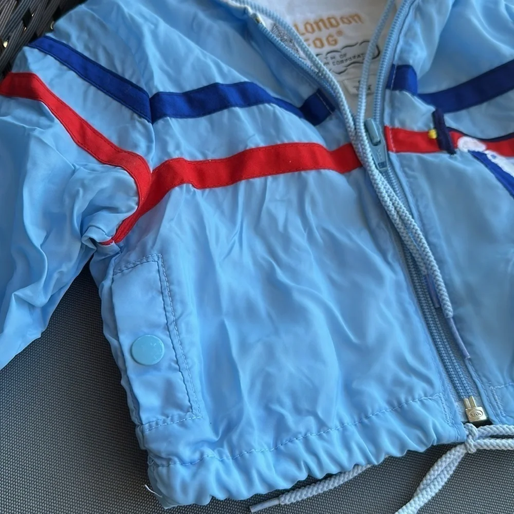 Vintage Toddler London Fog Jacket blue bear 12 months
